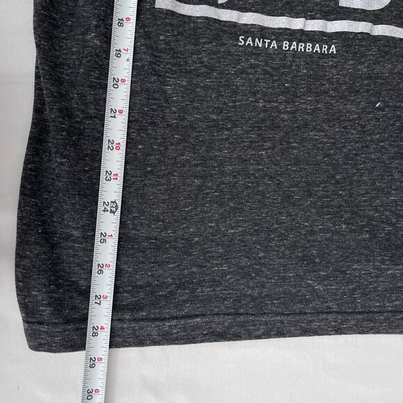 Santa‎ Barbara Charcoal Gray Tunic Tank Top Relax Sleeveless Logo Print Women S - Picture 8 of 10